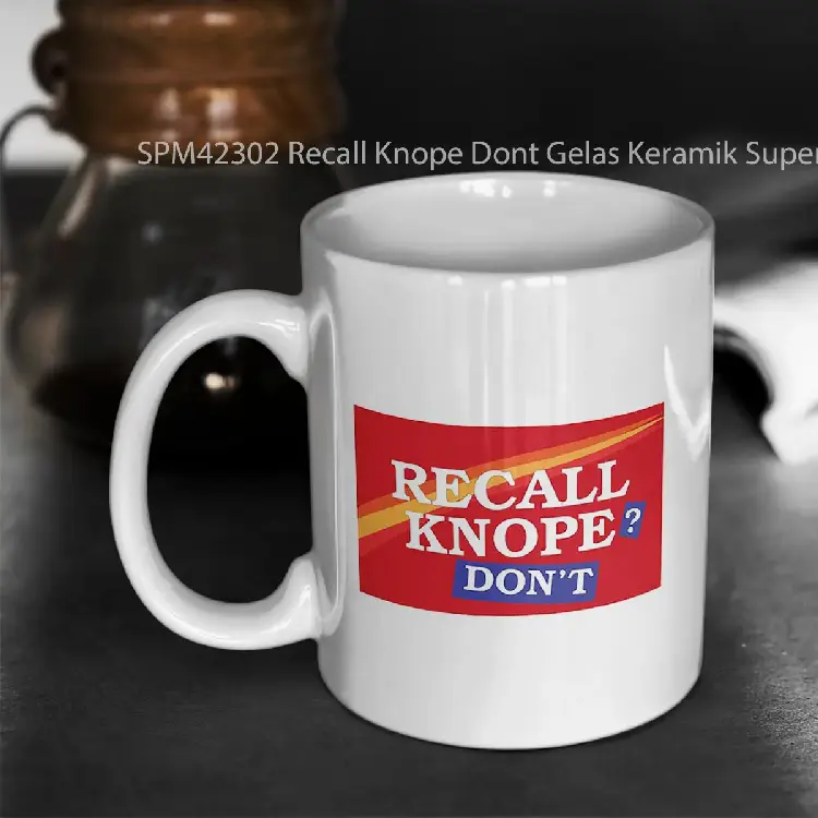 SPM42302 Recall Knope Dont Gelas Keramik Supermug