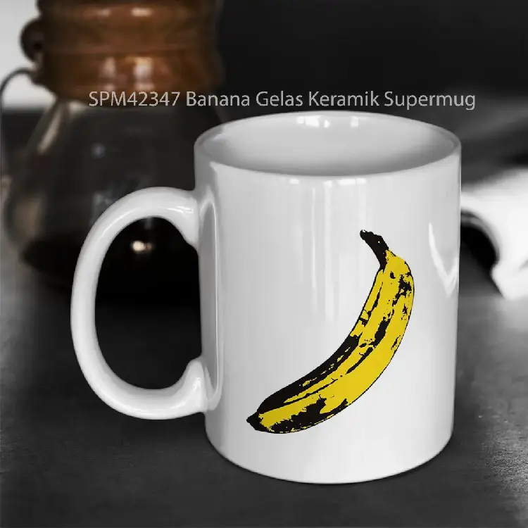 SPM42347 Banana Gelas Keramik Supermug