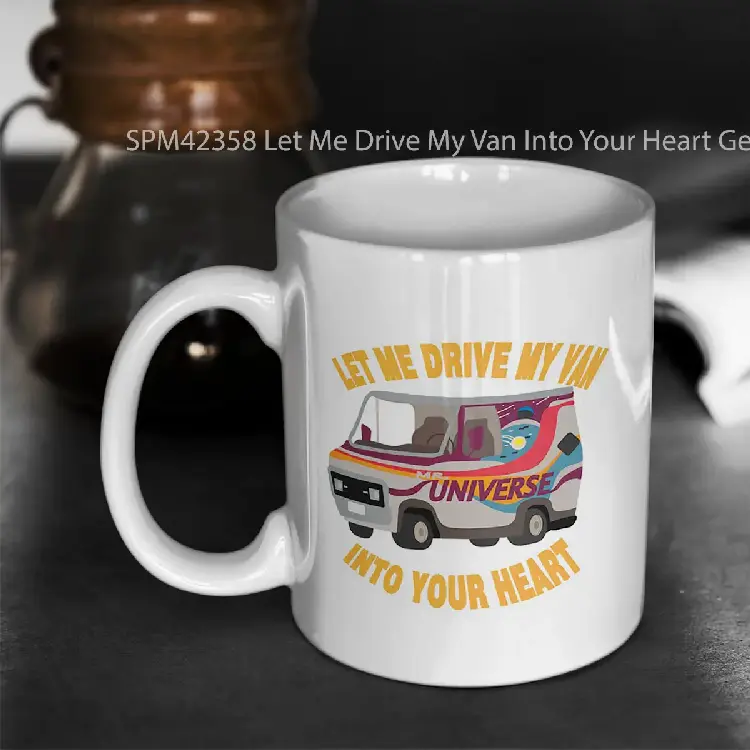 SPM42358 Let Me Drive My Van Into Your Heart Gelas Keramik Supermug