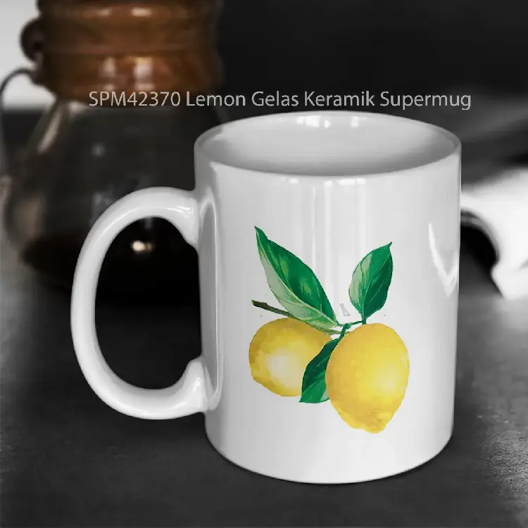 SPM42370 Lemon Gelas Keramik Supermug