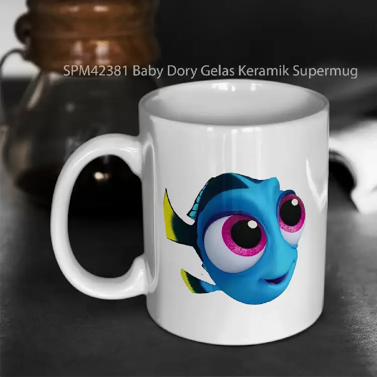 SPM42381 Baby Dory Gelas Keramik Supermug