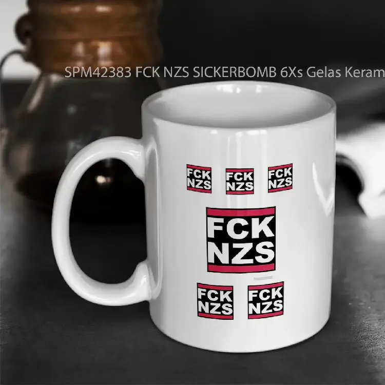 SPM42383 FCK NZS SICKERBOMB 6Xs Gelas Keramik Supermug