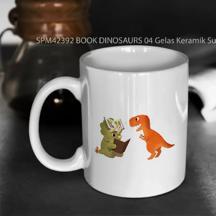 SPM42392 BOOK DINOSAURS 04 Gelas Keramik Supermug