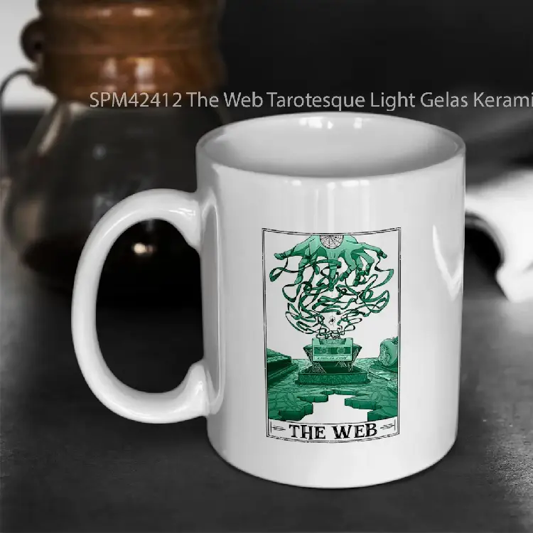 SPM42412 The Web Tarotesque Light Gelas Keramik Supermug