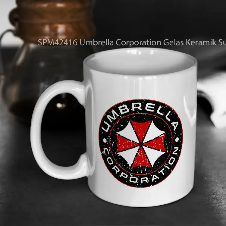 SPM42416 Umbrella Corporation Gelas Keramik Supermug