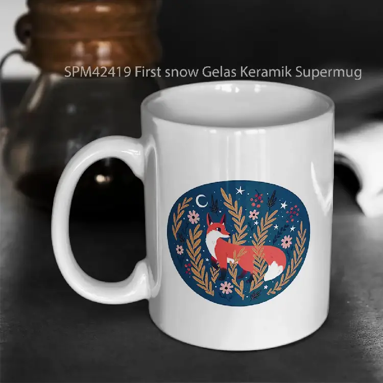 SPM42419 First snow Gelas Keramik Supermug