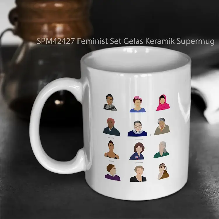 SPM42427 Feminist Set Gelas Keramik Supermug