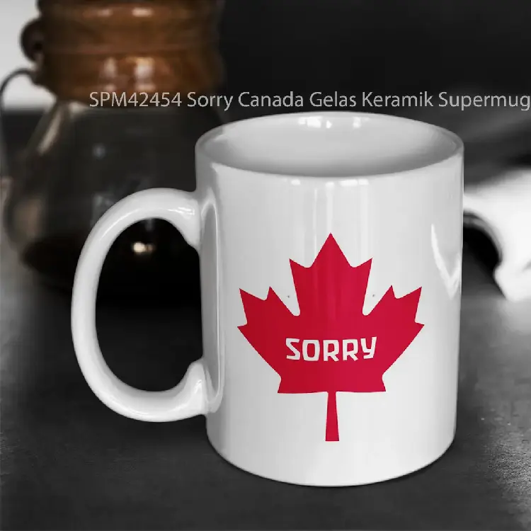 SPM42454 Sorry Canada Gelas Keramik Supermug