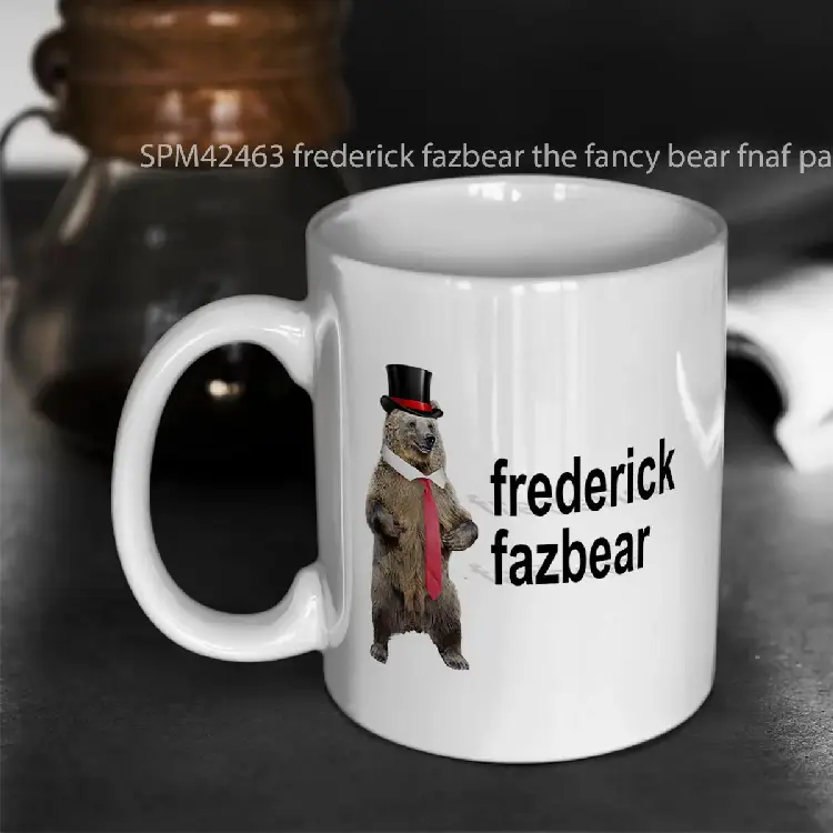 SPM42463 frederick fazbear the fancy bear fnaf parody Gelas Keramik Supermug
