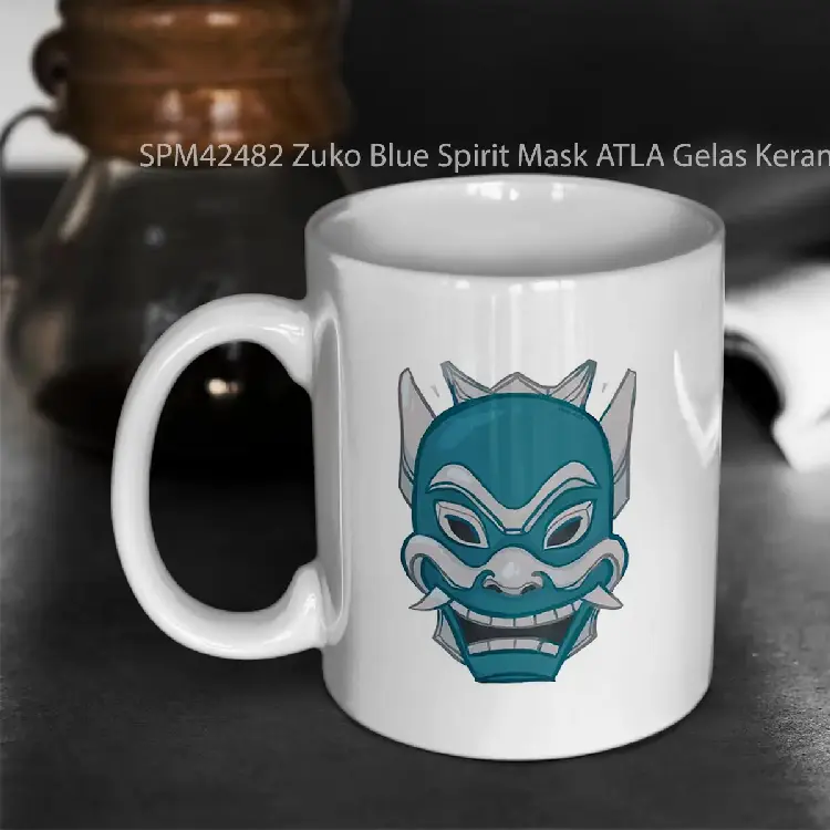 SPM42482 Zuko Blue Spirit Mask ATLA Gelas Keramik Supermug