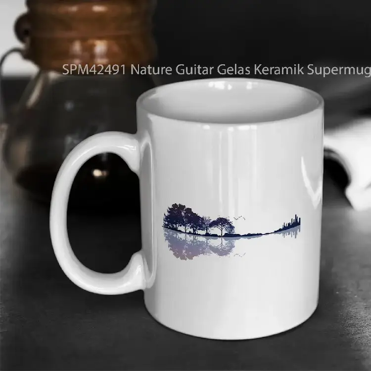 SPM42491 Nature Guitar Gelas Keramik Supermug