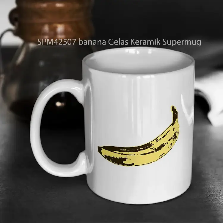SPM42507 banana Gelas Keramik Supermug