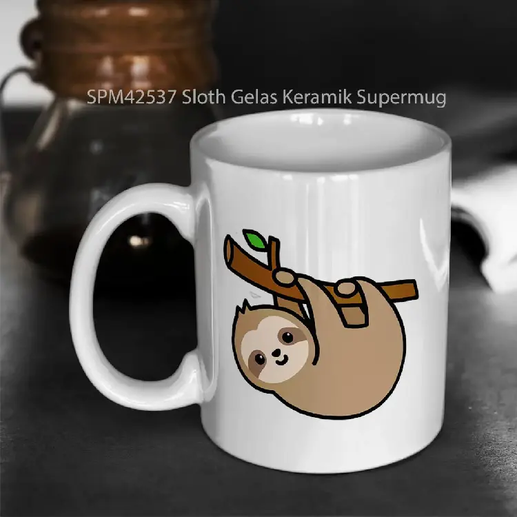 SPM42537 Sloth Gelas Keramik Supermug