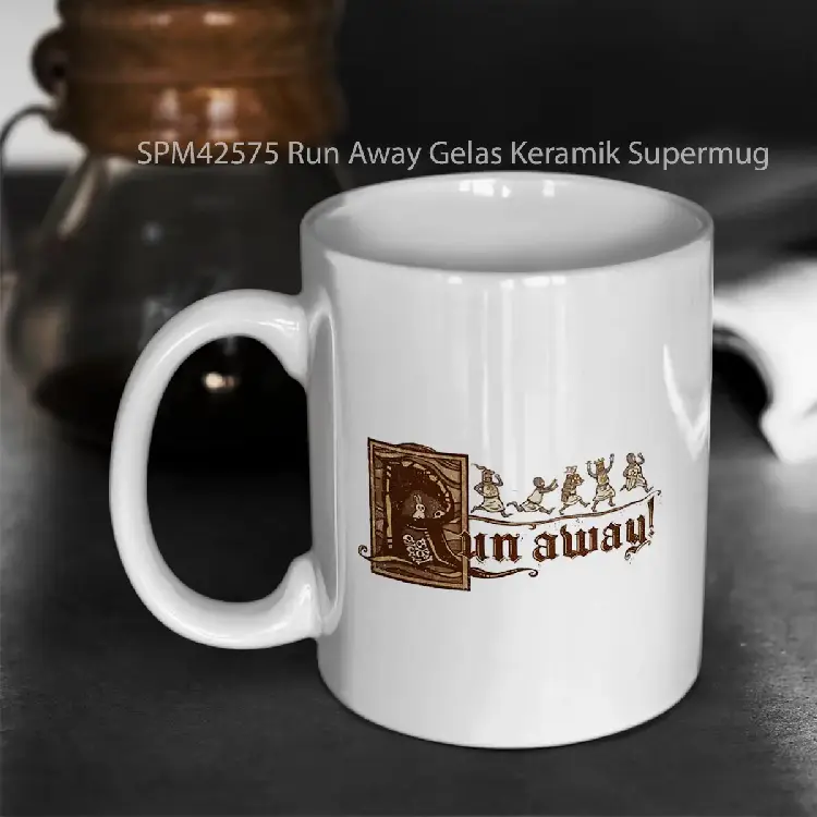 SPM42575 Run Away Gelas Keramik Supermug