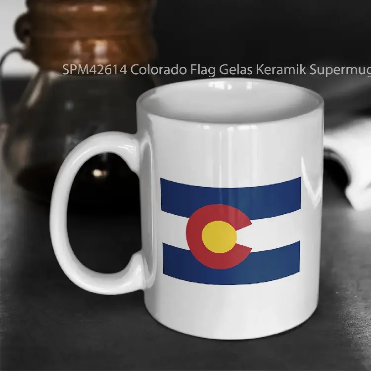 SPM42614 Colorado Flag Gelas Keramik Supermug