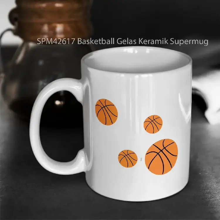 SPM42617 Basketball Gelas Keramik Supermug