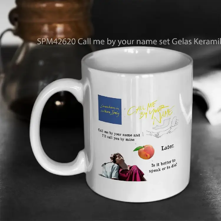 SPM42620 Call me by your name set Gelas Keramik Supermug