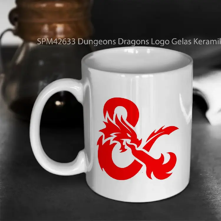SPM42633 Dungeons Dragons Logo Gelas Keramik Supermug