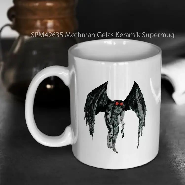 SPM42635 Mothman Gelas Keramik Supermug