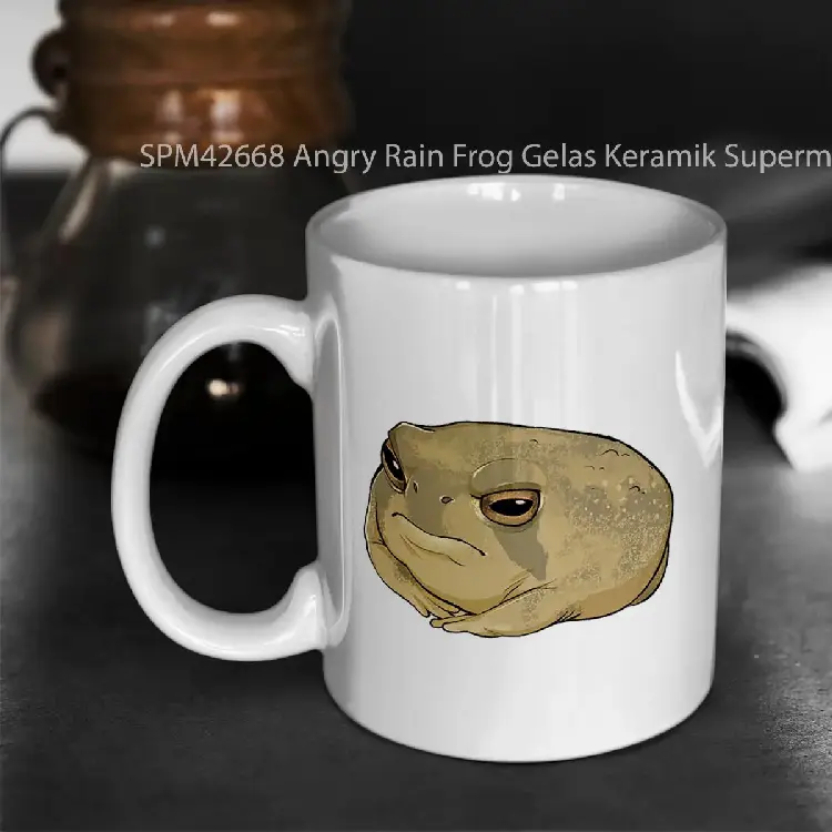 SPM42668 Angry Rain Frog Gelas Keramik Supermug