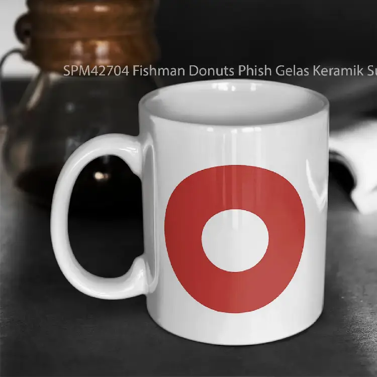 SPM42704 Fishman Donuts Phish Gelas Keramik Supermug