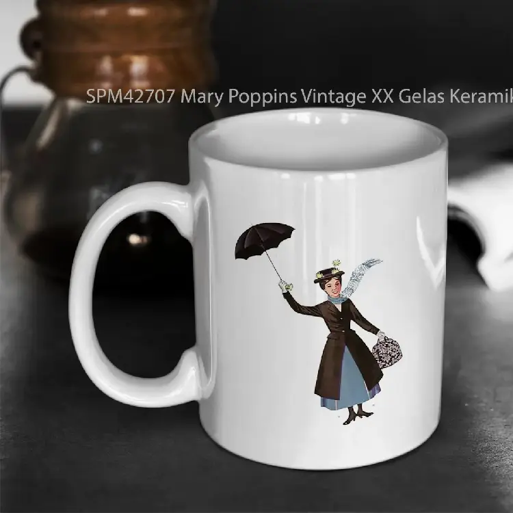 SPM42707 Mary Poppins Vintage XX Gelas Keramik Supermug