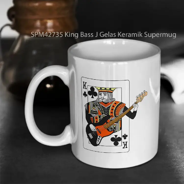 SPM42735 King Bass J Gelas Keramik Supermug