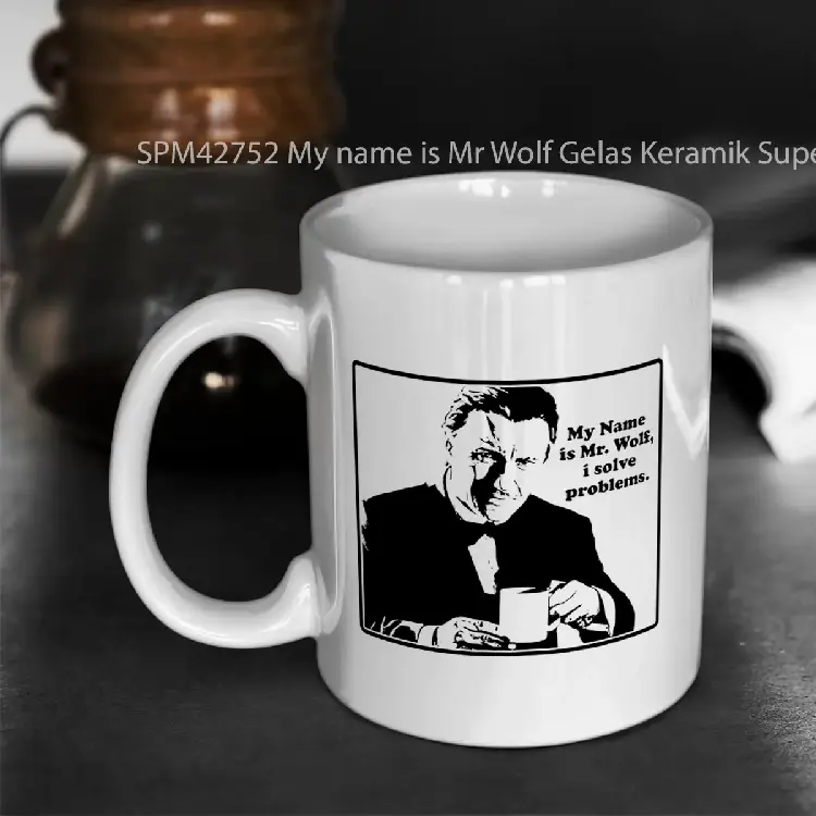 SPM42752 My name is Mr Wolf Gelas Keramik Supermug