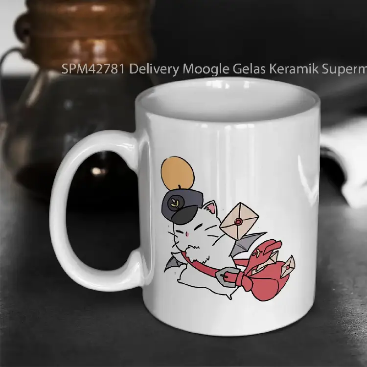 SPM42781 Delivery Moogle Gelas Keramik Supermug