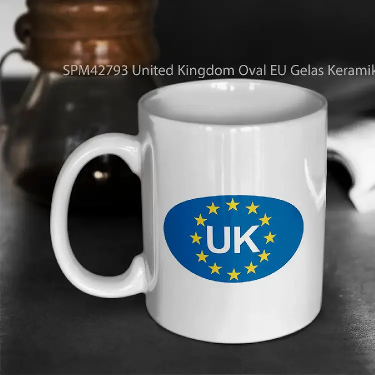 SPM42793 United Kingdom Oval EU Gelas Keramik Supermug