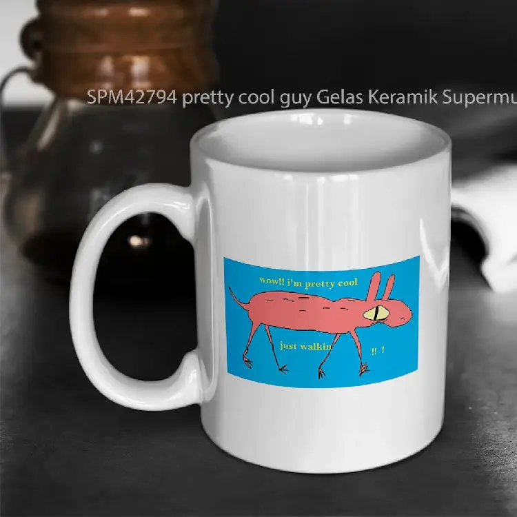 SPM42794 pretty cool guy Gelas Keramik Supermug