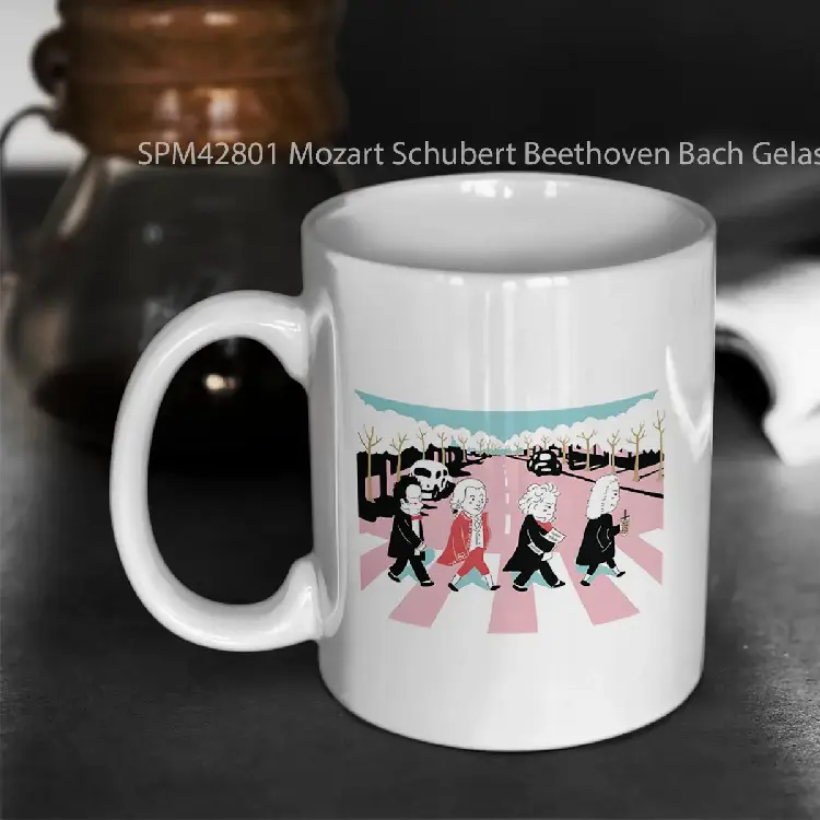 SPM42801 Mozart Schubert Beethoven Bach Gelas Keramik Supermug