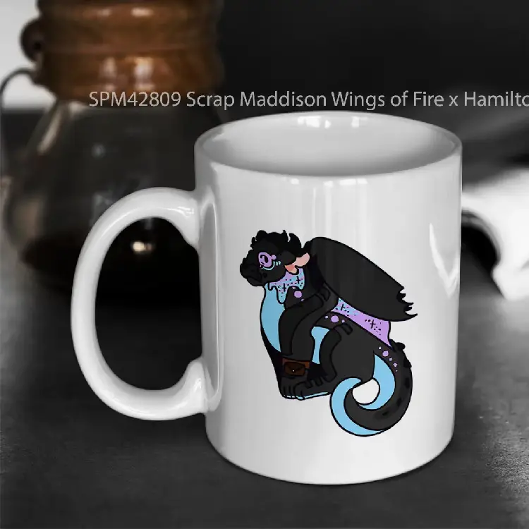 SPM42809 Scrap Maddison Wings of Fire x Hamilton Gelas Keramik Supermug