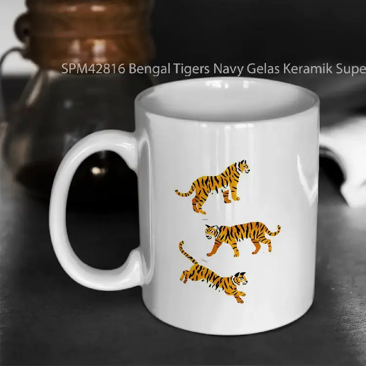 SPM42816 Bengal Tigers Navy Gelas Keramik Supermug
