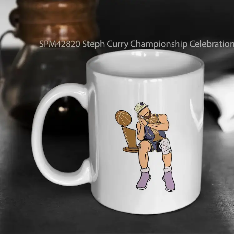 SPM42820 Steph Curry Championship Celebration Gelas Keramik Supermug