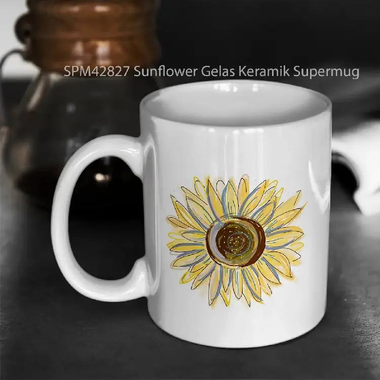 SPM42827 Sunflower Gelas Keramik Supermug