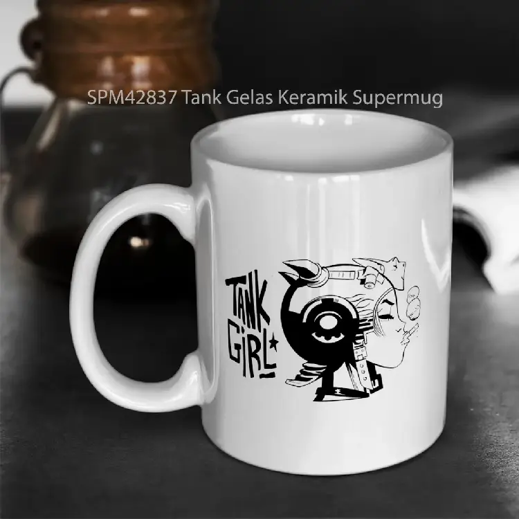 SPM42837 Tank Gelas Keramik Supermug