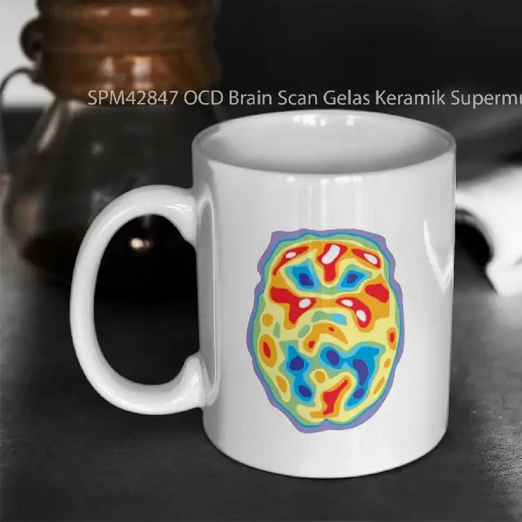 SPM42847 OCD Brain Scan Gelas Keramik Supermug