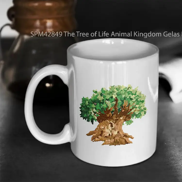 SPM42849 The Tree of Life Animal Kingdom Gelas Keramik Supermug