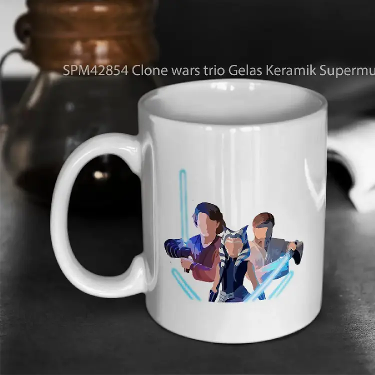 SPM42854 Clone wars trio Gelas Keramik Supermug