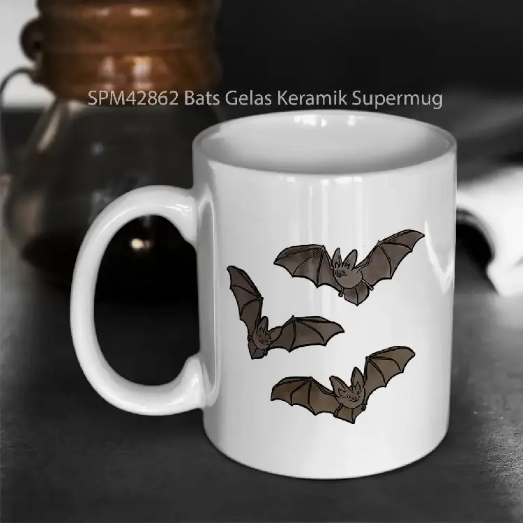 SPM42862 Bats Gelas Keramik Supermug