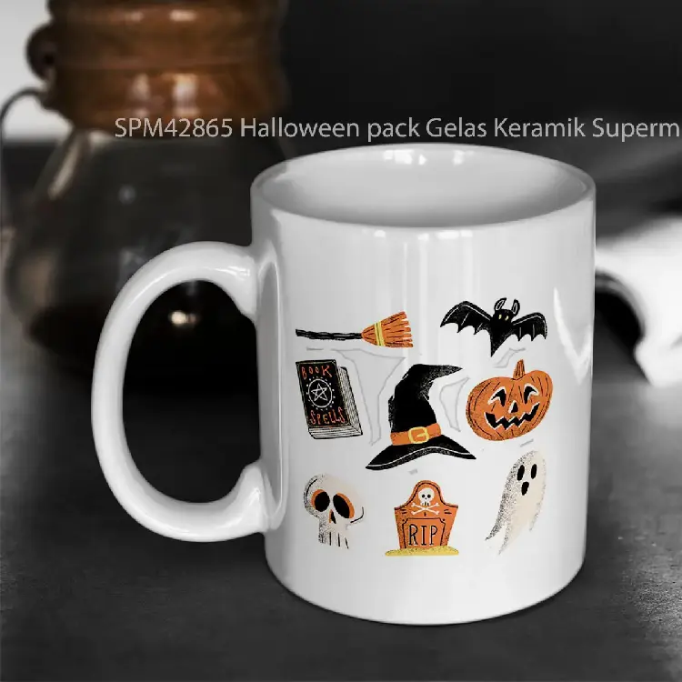 SPM42865 Halloween pack Gelas Keramik Supermug