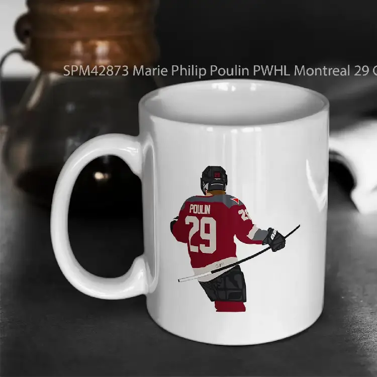 SPM42873 Marie Philip Poulin PWHL Montreal 29 Gelas Keramik Supermug