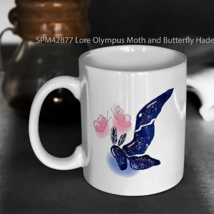SPM42877 Lore Olympus Moth and Butterfly HadesxPersephone Art Gelas Keramik Supermug