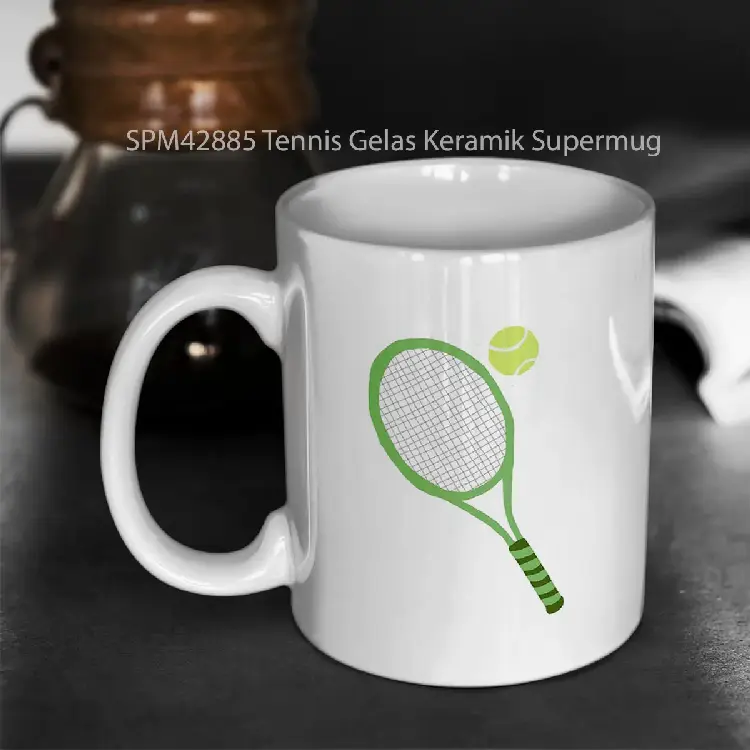 SPM42885 Tennis Gelas Keramik Supermug