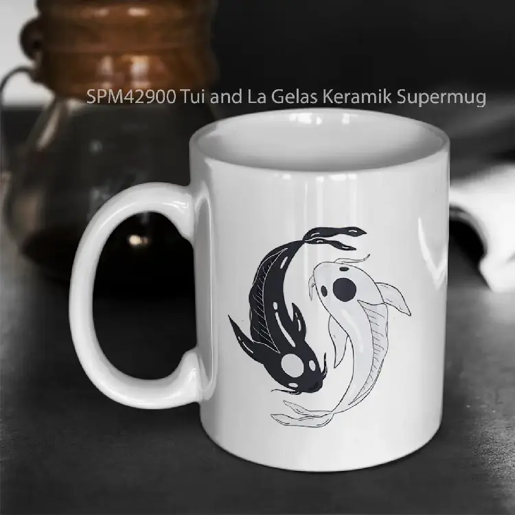 SPM42900 Tui and La Gelas Keramik Supermug