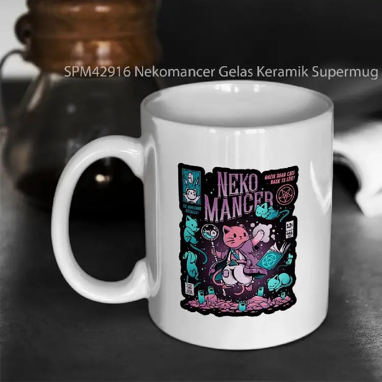 SPM42916 Nekomancer Gelas Keramik Supermug