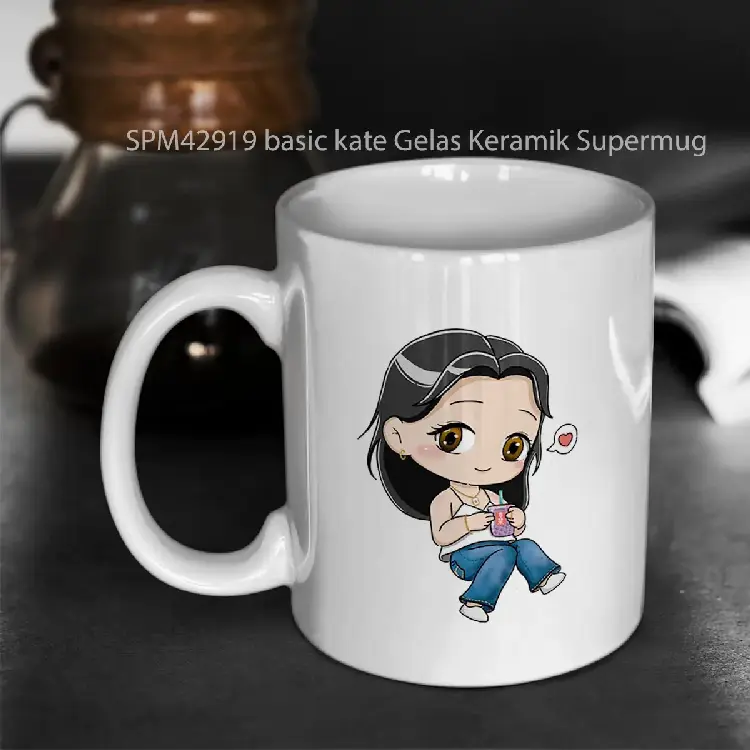 SPM42919 basic kate Gelas Keramik Supermug