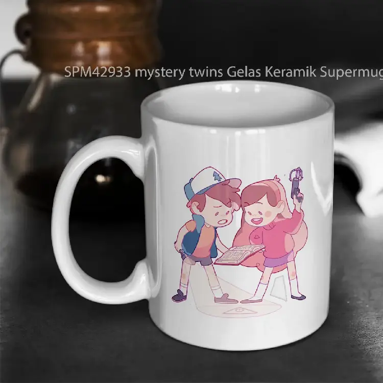 SPM42933 mystery twins Gelas Keramik Supermug