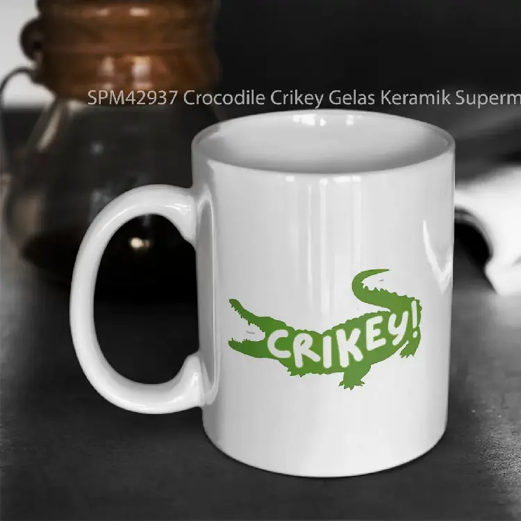 SPM42937 Crocodile Crikey Gelas Keramik Supermug